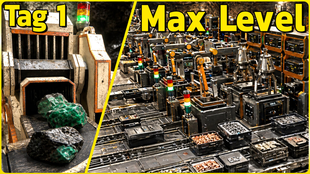 DurchG►zockt: Ich habe eine Mineralien Mine auf maximales Level gebracht!